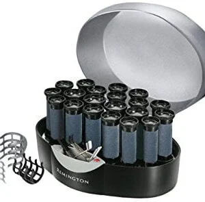 REMINGTON KF20i - Rulos calentables con tecnología de iones, 20 rulos revestidos de terciopelo, 3 tamaños